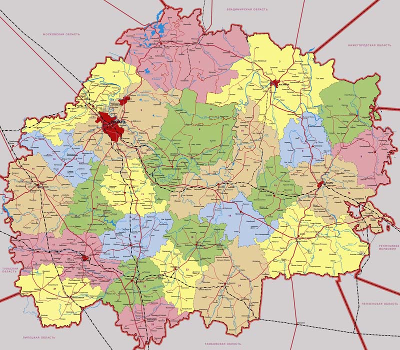 Рп сараи рязанской области карта